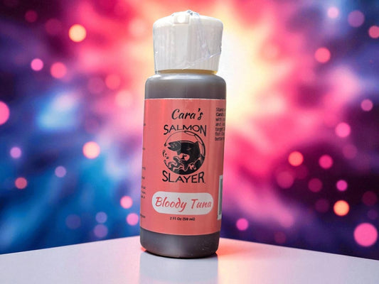 Cara's Salmon Slayer Bloody Tuna Bait Oil 2z