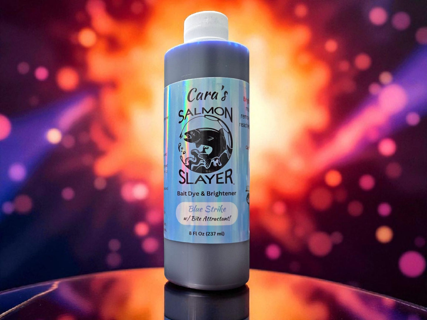 Cara's Salmon Slayer Bait Dye & Brightener Blue Strike