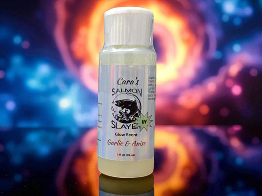 Cara's Salmon Slayer Garlic & Anise Bait Oil UV