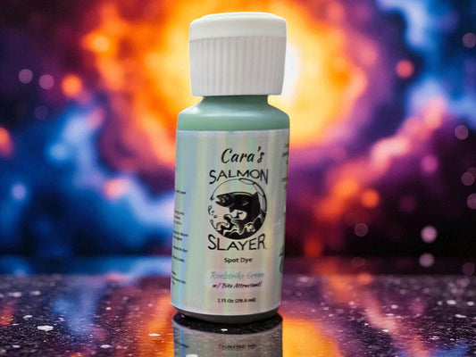 Cara's Salmon Slayer Spot Dye - Reel Strike Green 1z