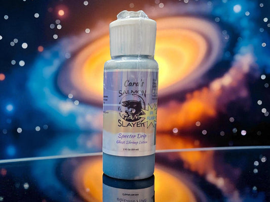Cara's Salmon Slayer Specter Drip Ghost Shrimp Lotion with UV Flash 2z