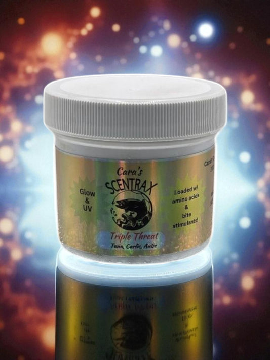SCENTRAX Triple Threat; Tuna, Garlic & Anise Glow & UV 2z